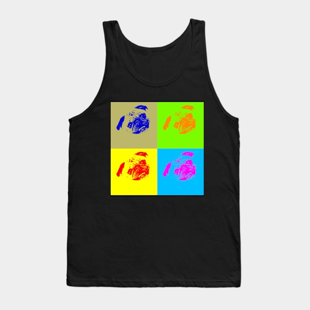 pug andy warhole style pop art Tank Top by zvone106